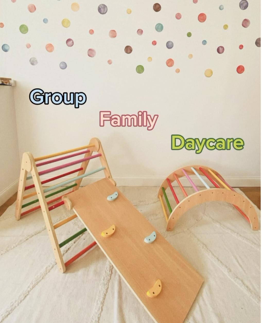 Indoor gross motor play equipment